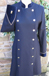 J 1 double breasted coat dress with navy velvet trim and Gold piping.jpg